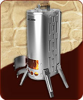 Отопительная печь  TMF "Дуплет Коптильня"