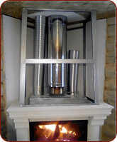 монтаж каминов, монтаж дымоходов, монтаж печей